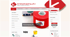 Desktop Screenshot of kinesiotaping24.sk