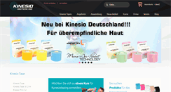 Desktop Screenshot of kinesiotaping24.de